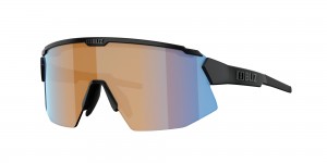 Bliz Breeze Sunglasses Black / Coral Orange Blue | LPDO29736