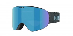 Bliz Flow Ski Goggles Matte Grey / Smoke Ice Blue | HFWZ64310