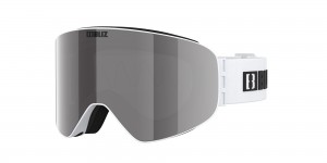 Bliz Flow Ski Goggles Matte White / Pink Silver Mirror | UAZX93146