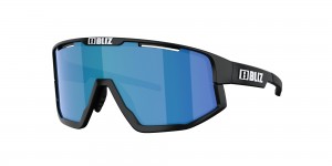 Bliz Fusion Sunglasses Black / Smoke Blue | MVQJ26359