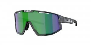 Bliz Fusion Sunglasses Crystal Black / Brown Green | TVIH10236