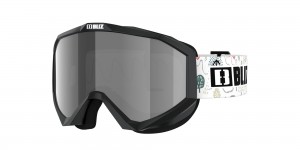 Bliz Liner Jr Ski Goggles Black - White Logo / Brown/Silver Mirror | FJRN74891