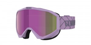 Bliz Liner Ski Goggles Matte Purple With Dark Purple Logo / Brown Purple | SLED42651