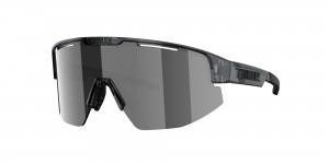 Bliz Matrix Sunglasses Crystal Black / Smoke Silver | WQZE95063