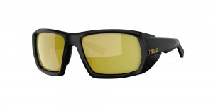 Bliz Peak Sunglasses Black / Brown Gold | USOG19368