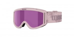 Bliz Pixie Ski Goggles Matte Pink With Dark Pink Logo / Brown Pink | VDAG18705