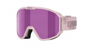 Bliz Rave Jr Ski Goggles Matte Pink With Dark Pink Logo / Brown Pink | PYDW23894