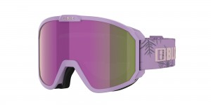 Bliz Rave Jr Ski Goggles Matte Purple With Pink Logo / Brown Purple | FATG17063