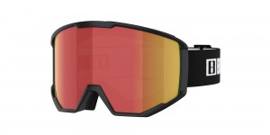 Bliz Spark Ski Goggles Black / Brown & Red | GTSV71642