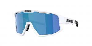 Bliz Vision Sunglasses White / Smoke Blue | ZUTK64780