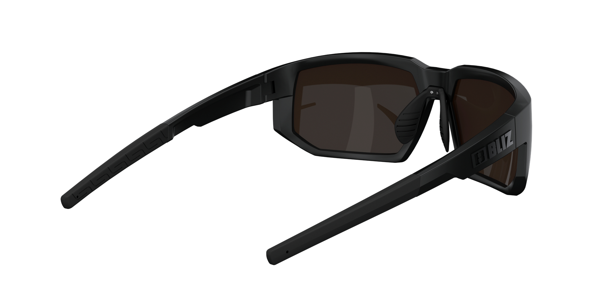 Bliz Arrow Sunglasses Black / Brown Blue | MXZO90475