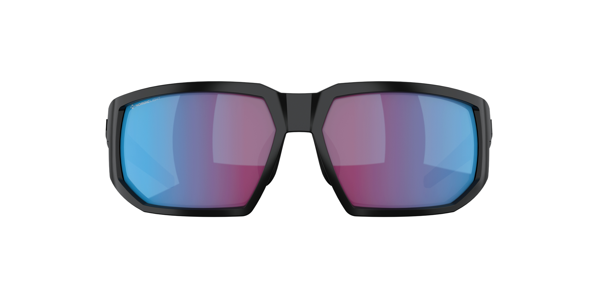 Bliz Arrow Sunglasses Black / Rose Violet Blue | HJQY49805