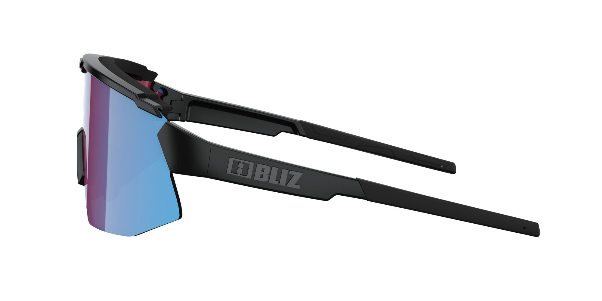 Bliz Breeze Small Sunglasses Black / Rose Violet Blue | EJHU14069