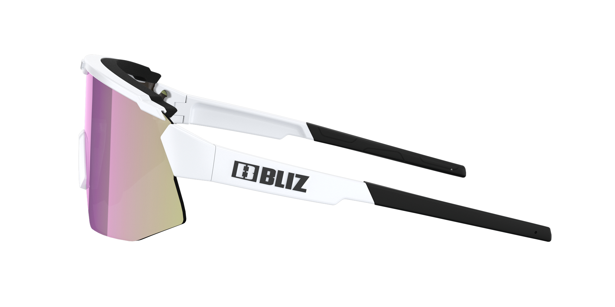 Bliz Breeze Small Sunglasses White / Brown Rose | NXIH13769