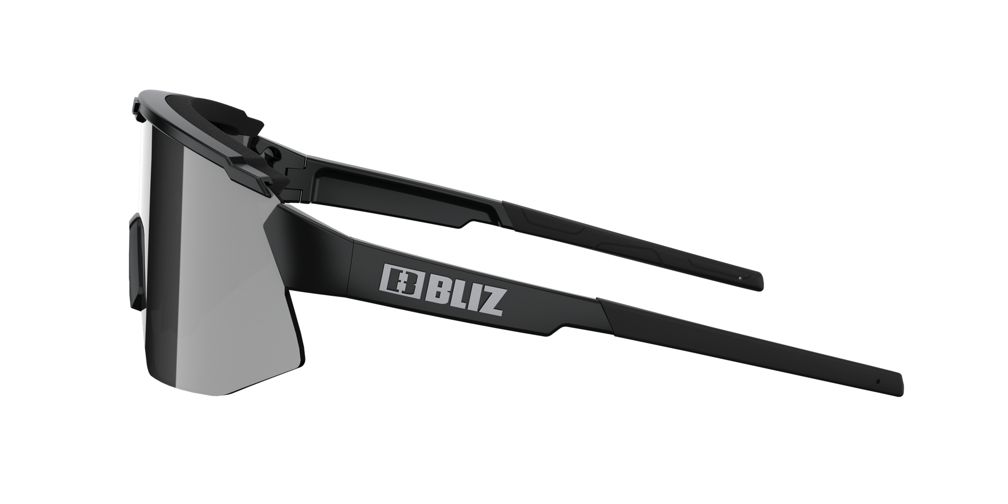 Bliz Breeze Sunglasses Black / Brown Silver | KNIG45162