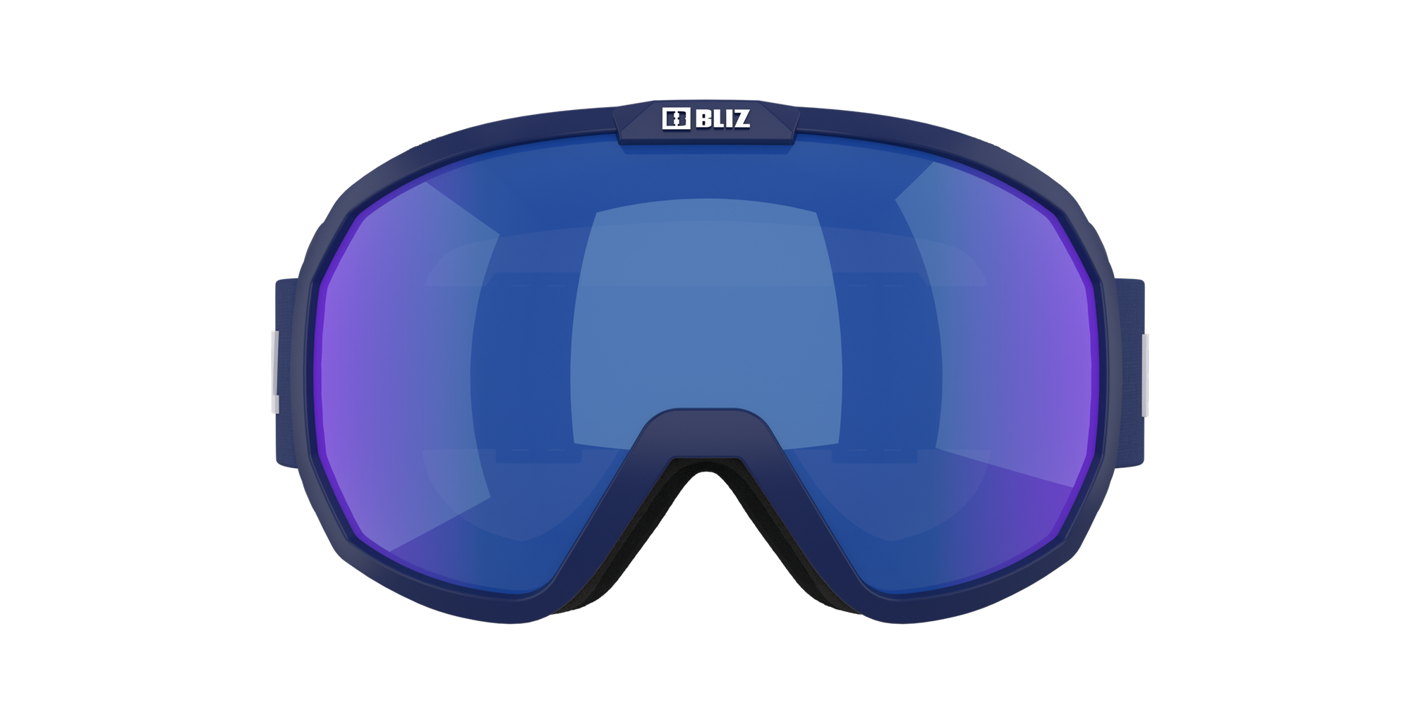 Bliz Charge Otg Ski Goggles Matte Dark Blue With White Logo / Brown Blue | PALY80926