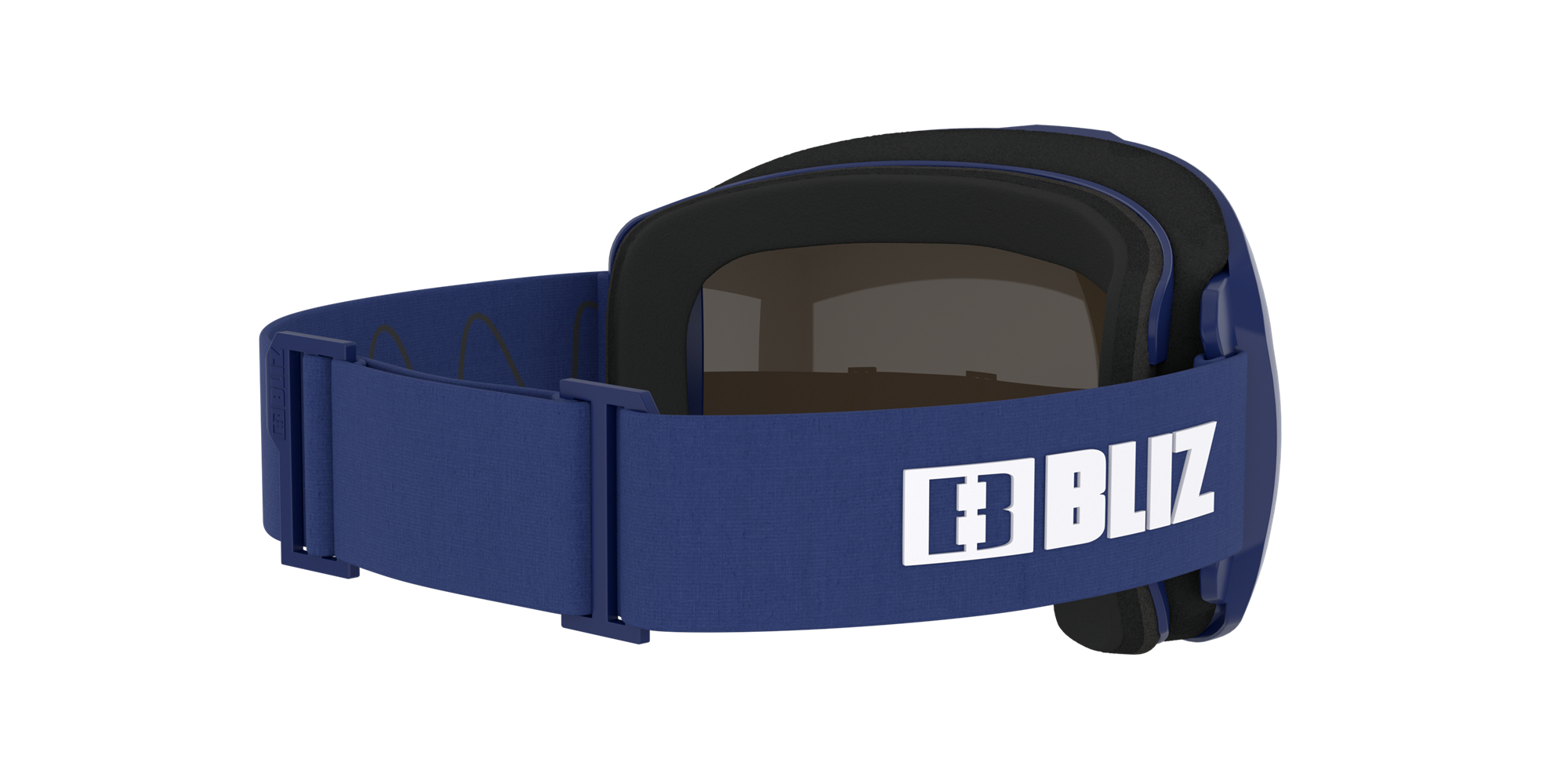 Bliz Charge Otg Ski Goggles Matte Dark Blue With White Logo / Brown Blue | PALY80926