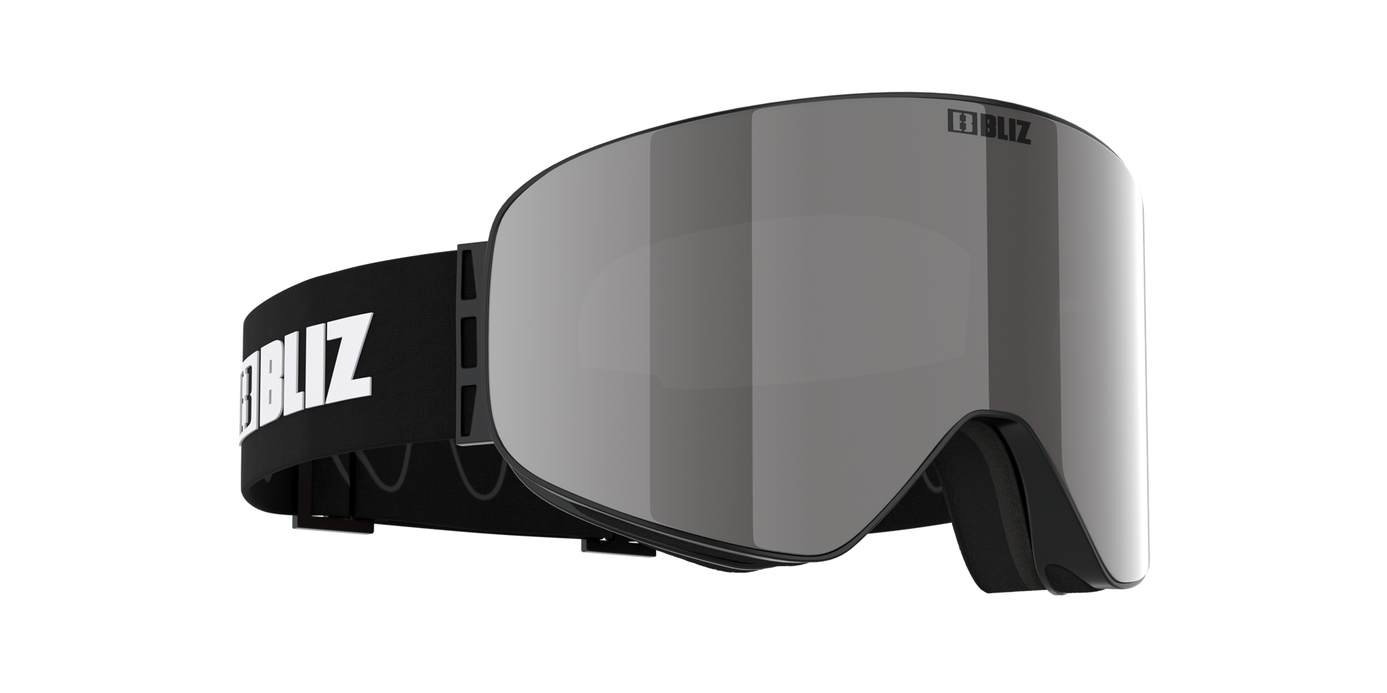 Bliz Flow Ski Goggles Matte Black / Pink Silver Mirror | LJIE72689