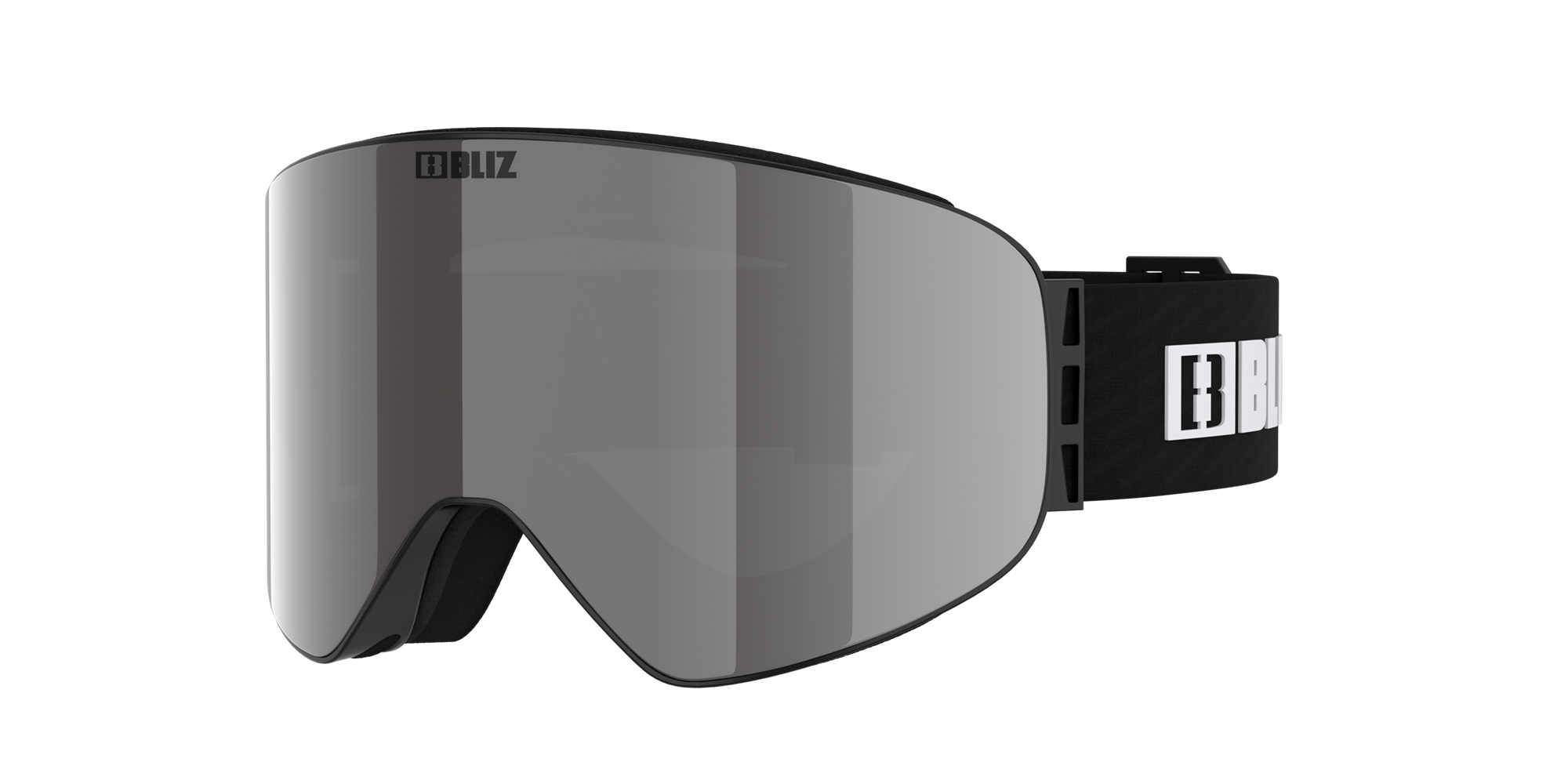 Bliz Flow Ski Goggles Matte Black / Pink Silver Mirror | LJIE72689