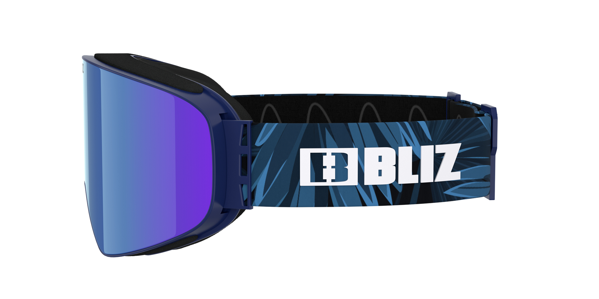 Bliz Flow Ski Goggles Matte Blue / Brown Blue | DTYE20179