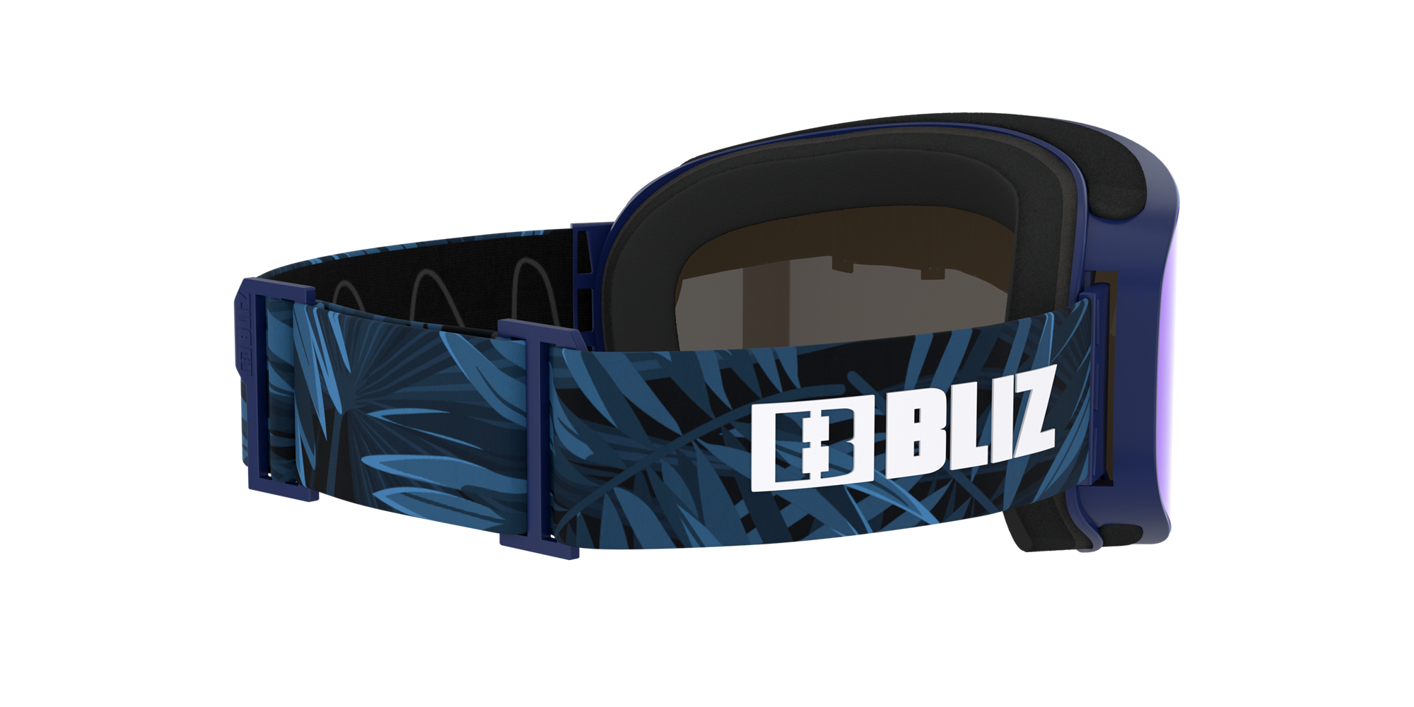 Bliz Flow Ski Goggles Matte Blue / Brown Blue | DTYE20179