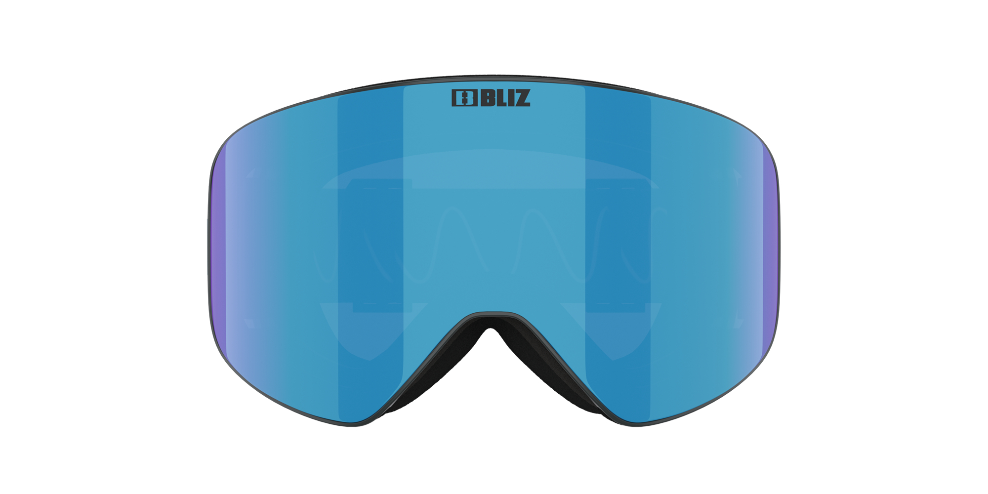 Bliz Flow Ski Goggles Matte Grey / Smoke Ice Blue | HFWZ64310