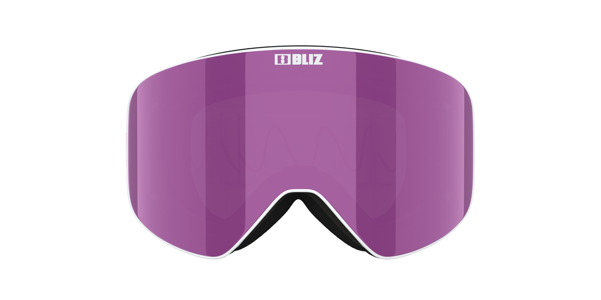 Bliz Flow Ski Goggles Matte White / Brown Pink | KJPX23491