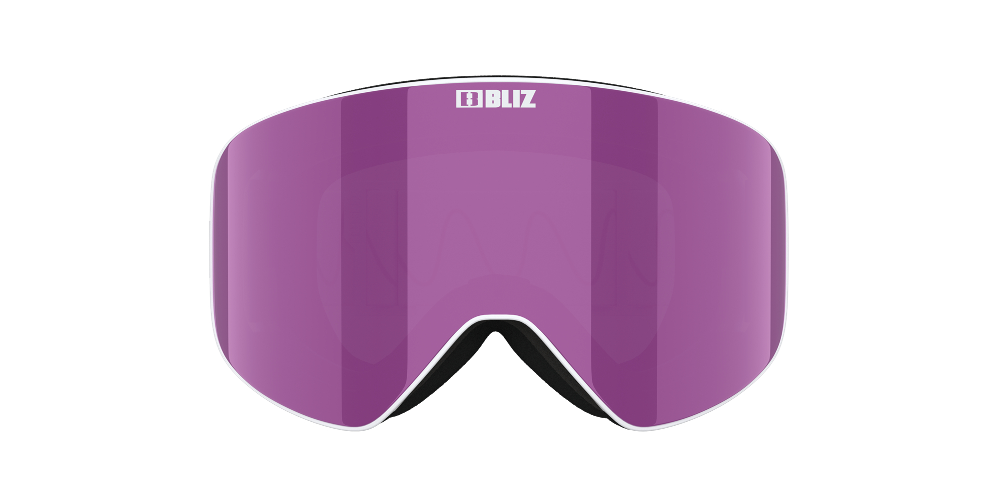 Bliz Flow Ski Goggles Matte White / Smoke Pink | MWLQ96087