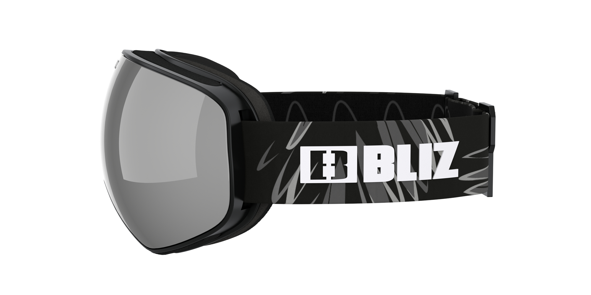 Bliz Floz Ski Goggles Black / Brown/Silver Mirror | JQWA52197