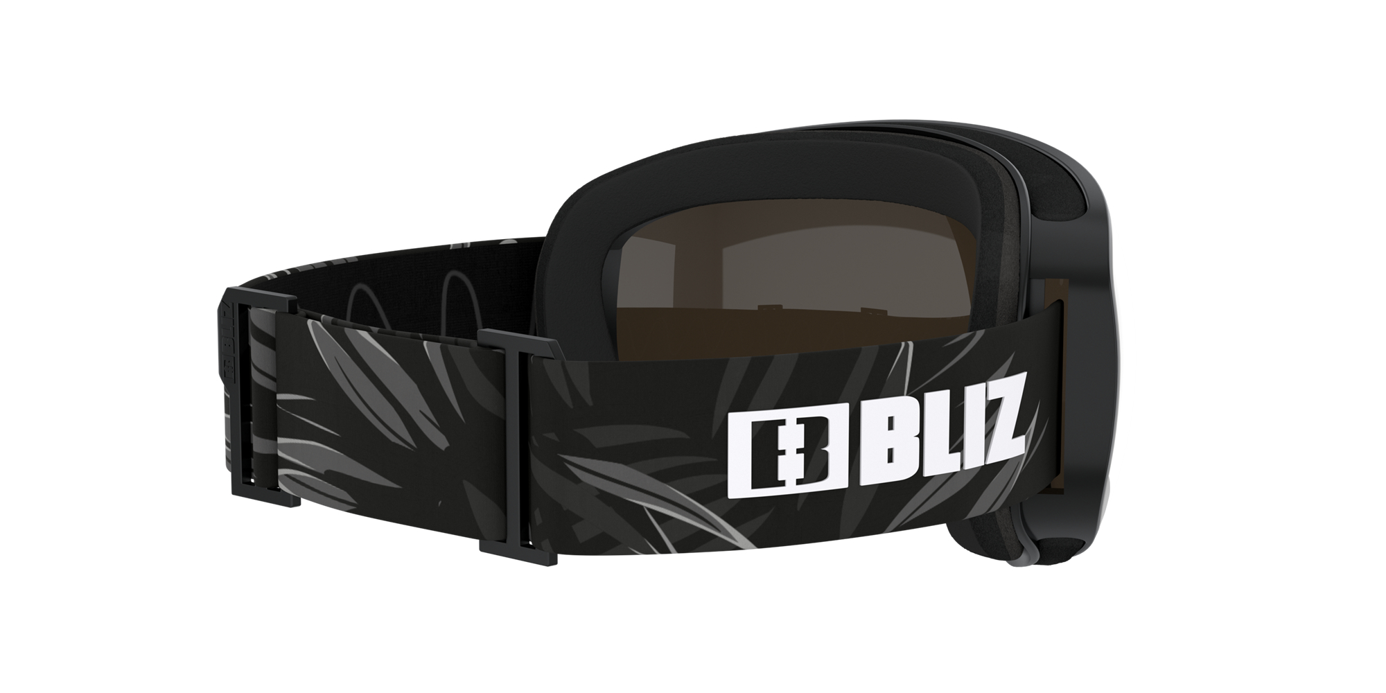 Bliz Floz Ski Goggles Black / Brown/Silver Mirror | JQWA52197