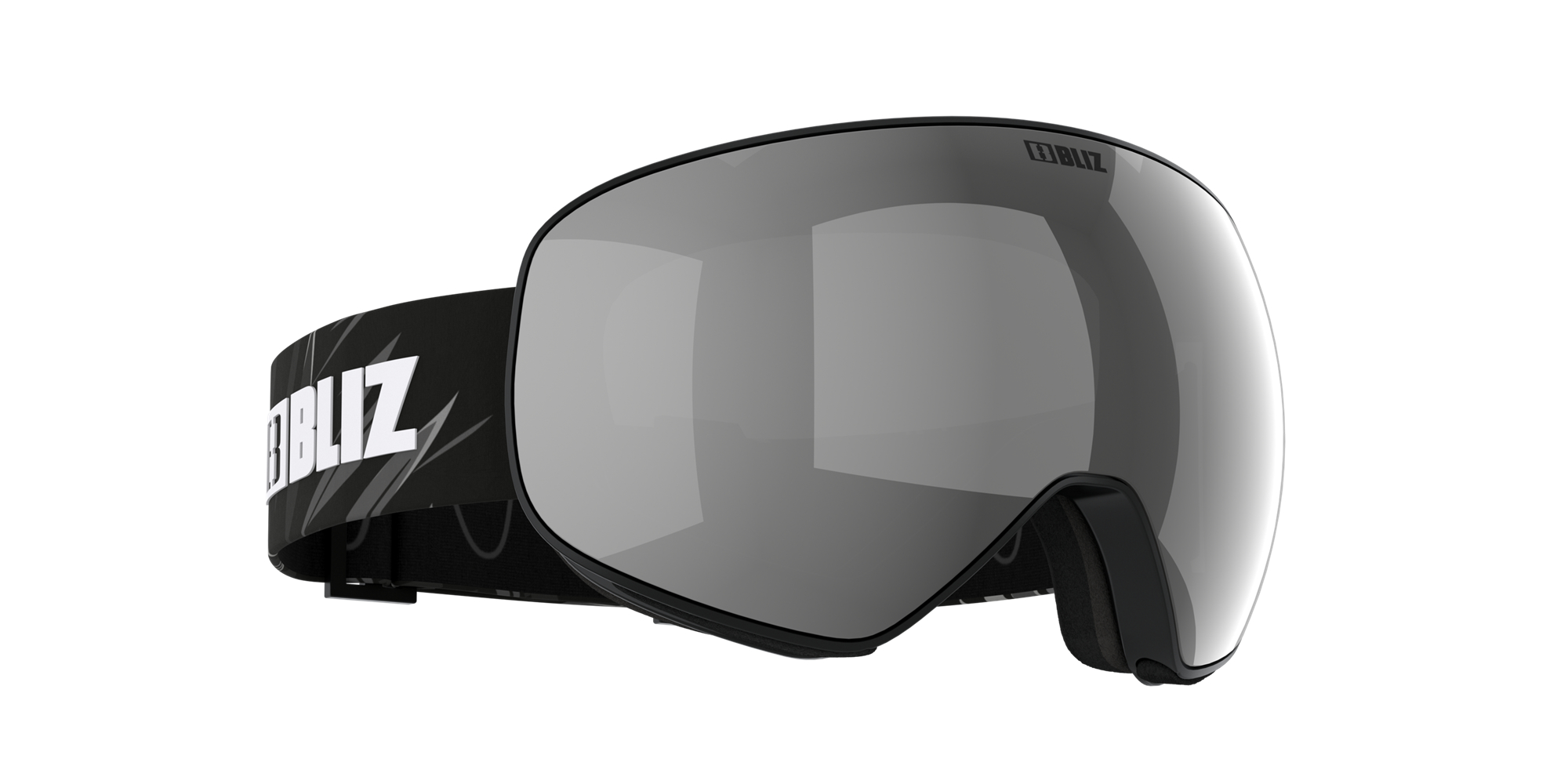 Bliz Floz Ski Goggles Black / Brown/Silver Mirror | JQWA52197