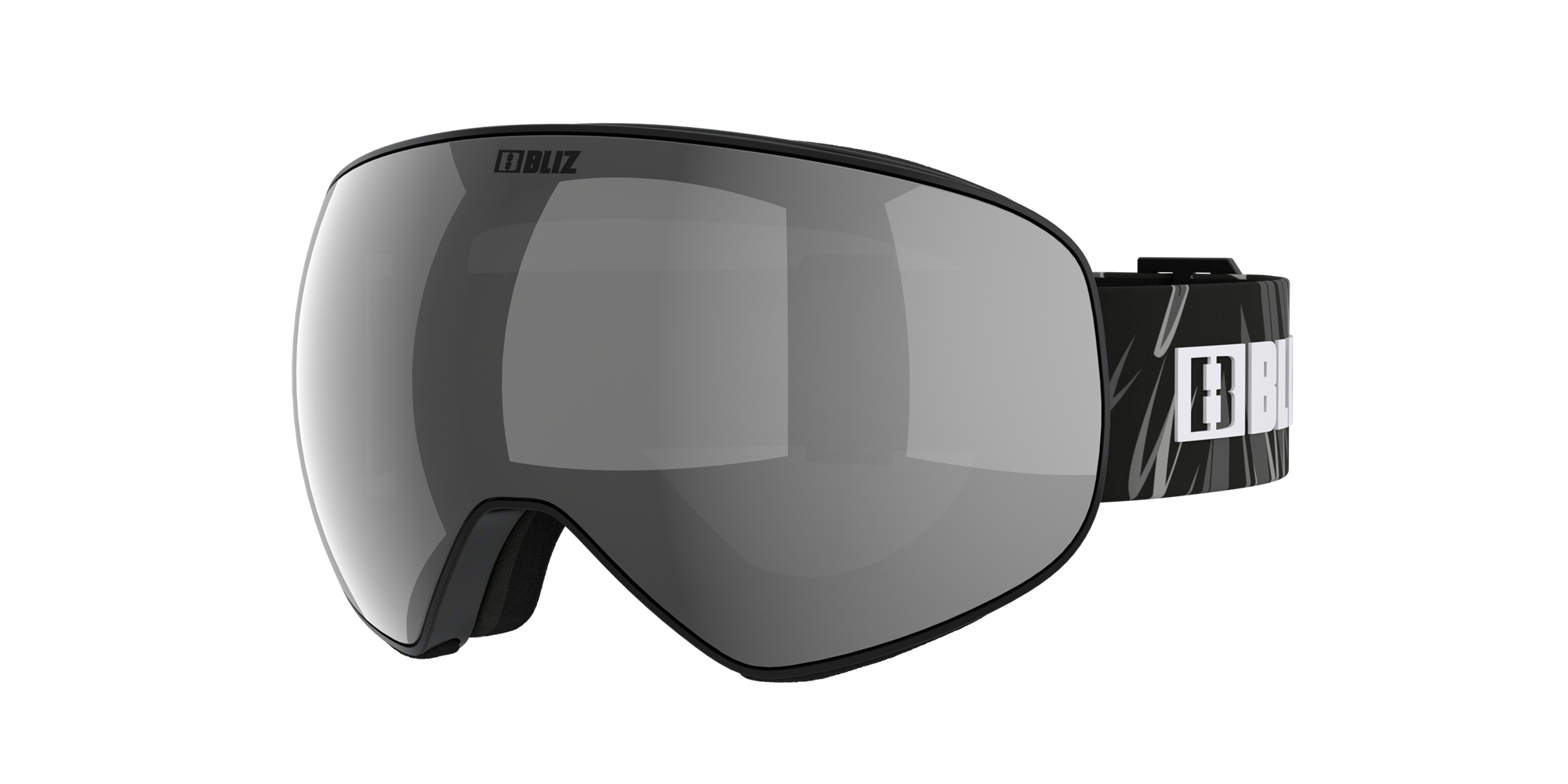 Bliz Floz Ski Goggles Black / Brown/Silver Mirror | JQWA52197