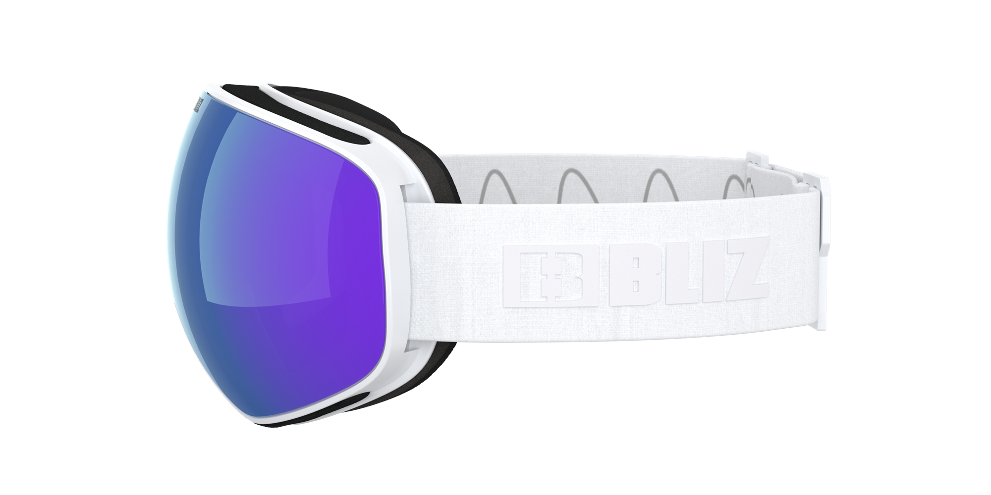 Bliz Floz Ski Goggles White / Brown Blue | BESD92634