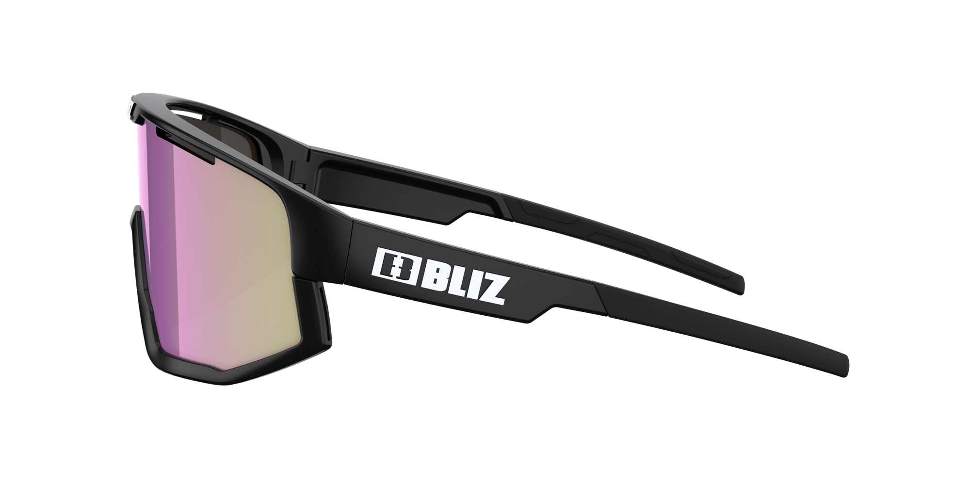 Bliz Fusion Small Sunglasses Black / Brown Rose | PHOA57809