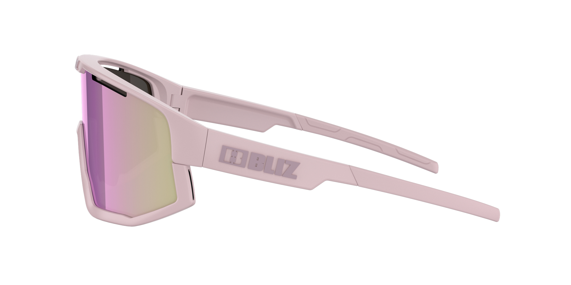 Bliz Fusion Small Sunglasses Matte Pink / Brown Mirror Pink | XQDJ09856