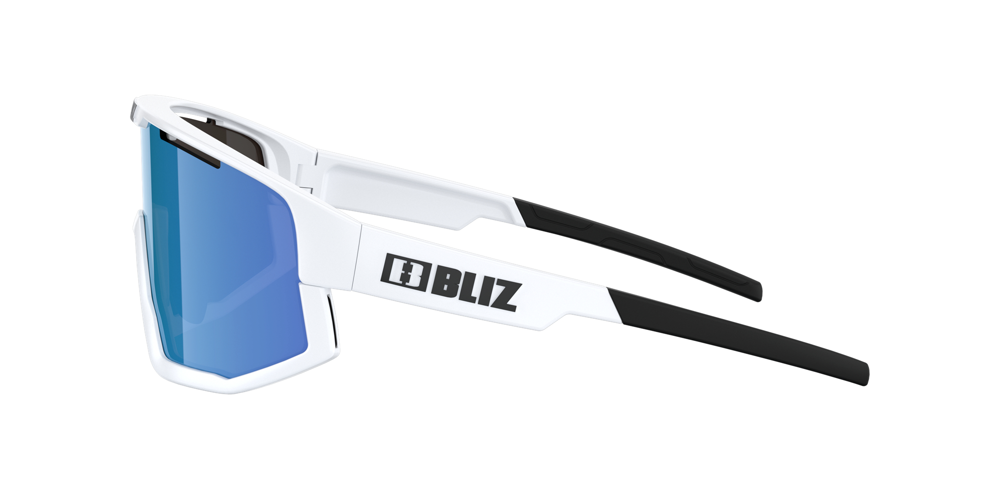 Bliz Fusion Small Sunglasses White / Brown Blue | TCHE63214