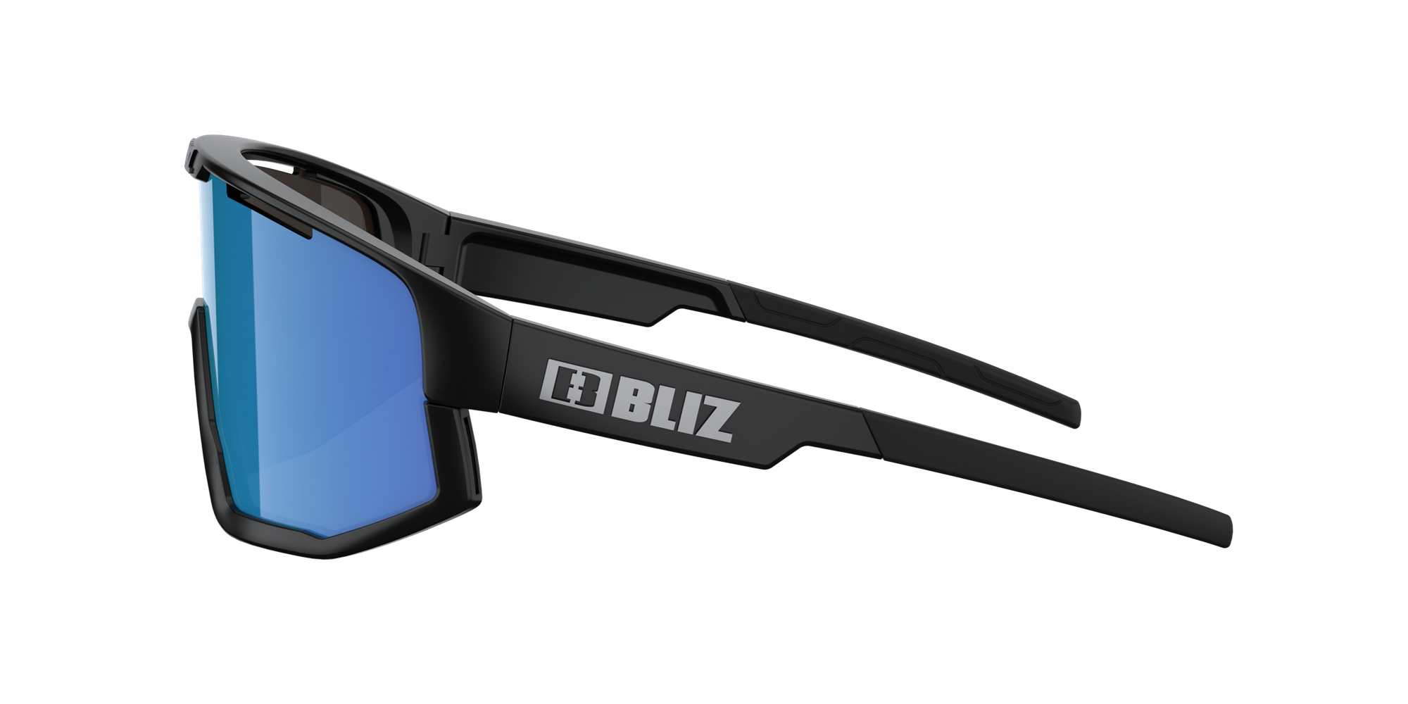 Bliz Fusion Sunglasses Black / Brown Blue | SMTW67105