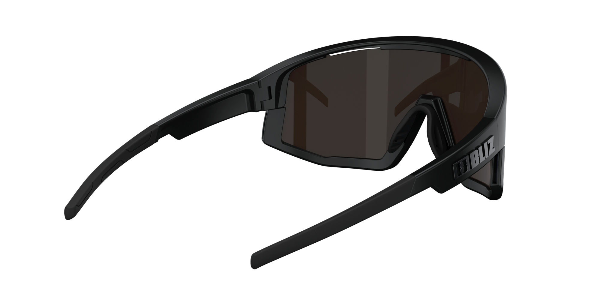 Bliz Fusion Sunglasses Black / Brown Blue | SMTW67105