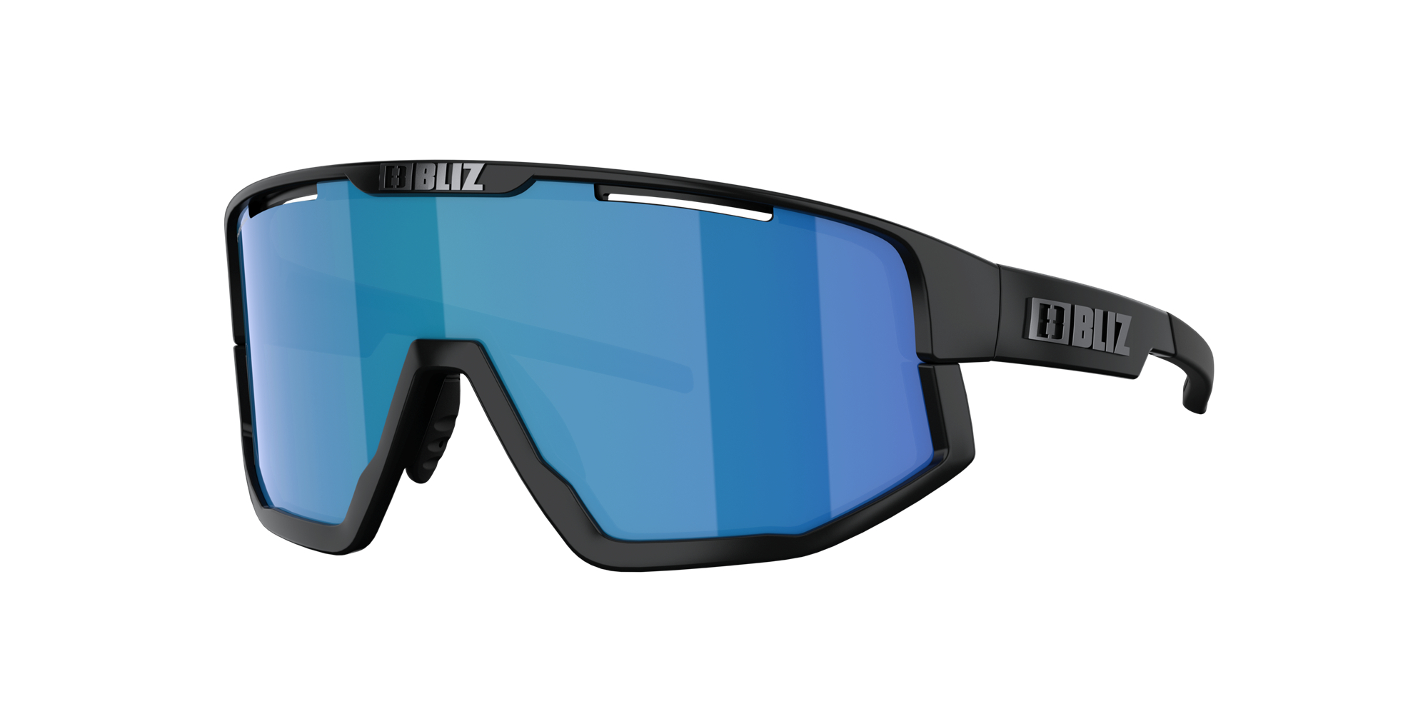 Bliz Fusion Sunglasses Black / Brown Blue | SMTW67105