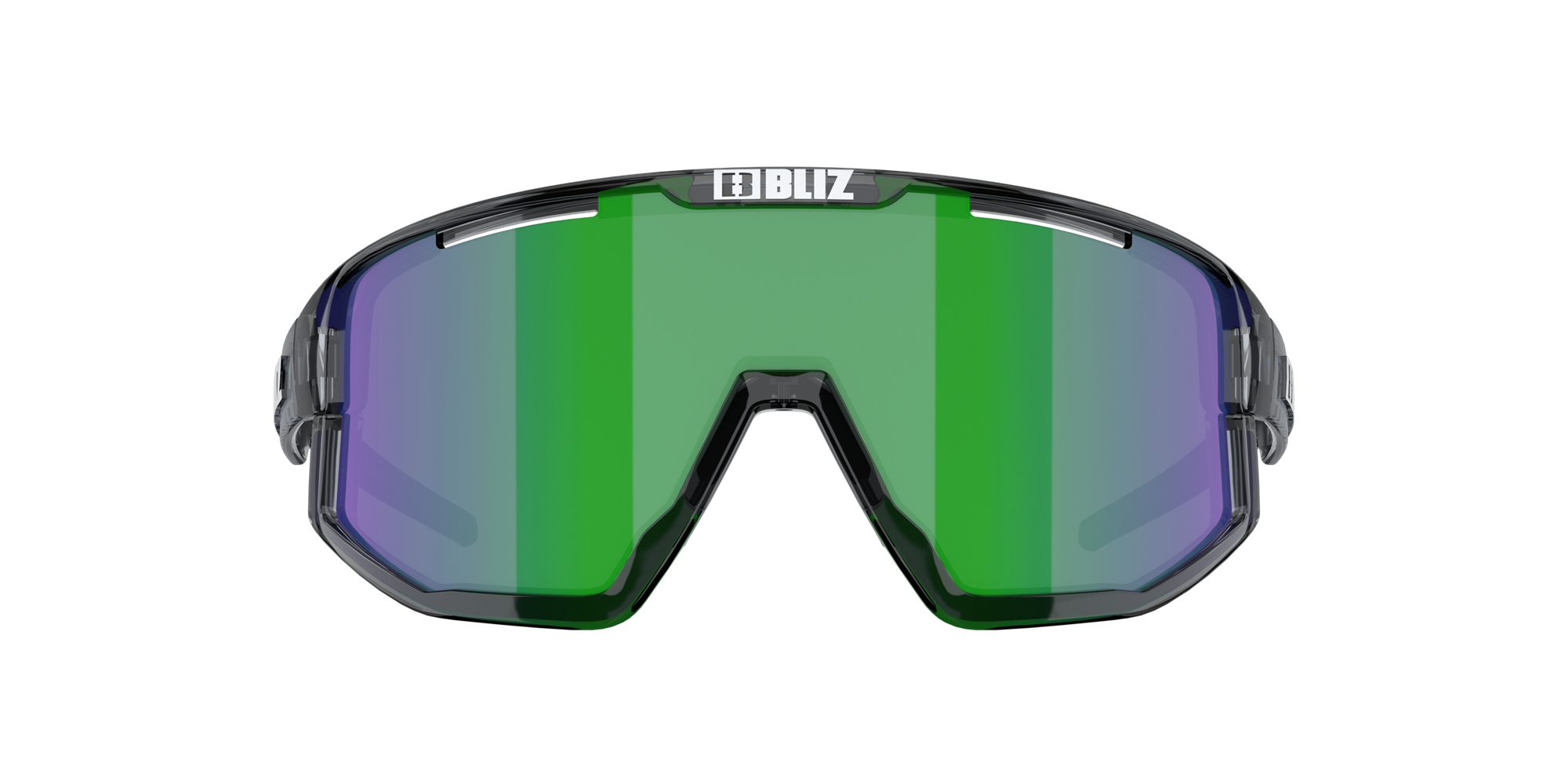 Bliz Fusion Sunglasses Crystal Black / Brown Green | TVIH10236