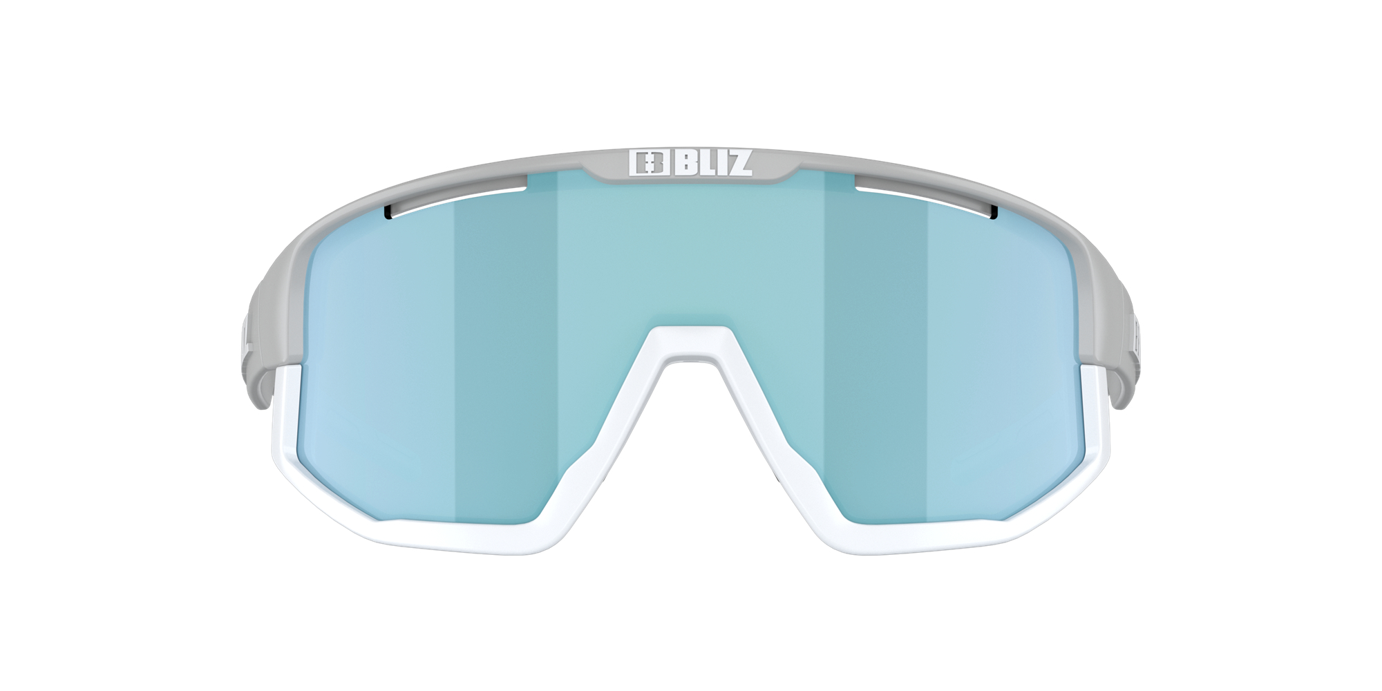 Bliz Fusion Sunglasses Light Grey / Smoke Ice Blue | AQCL97602