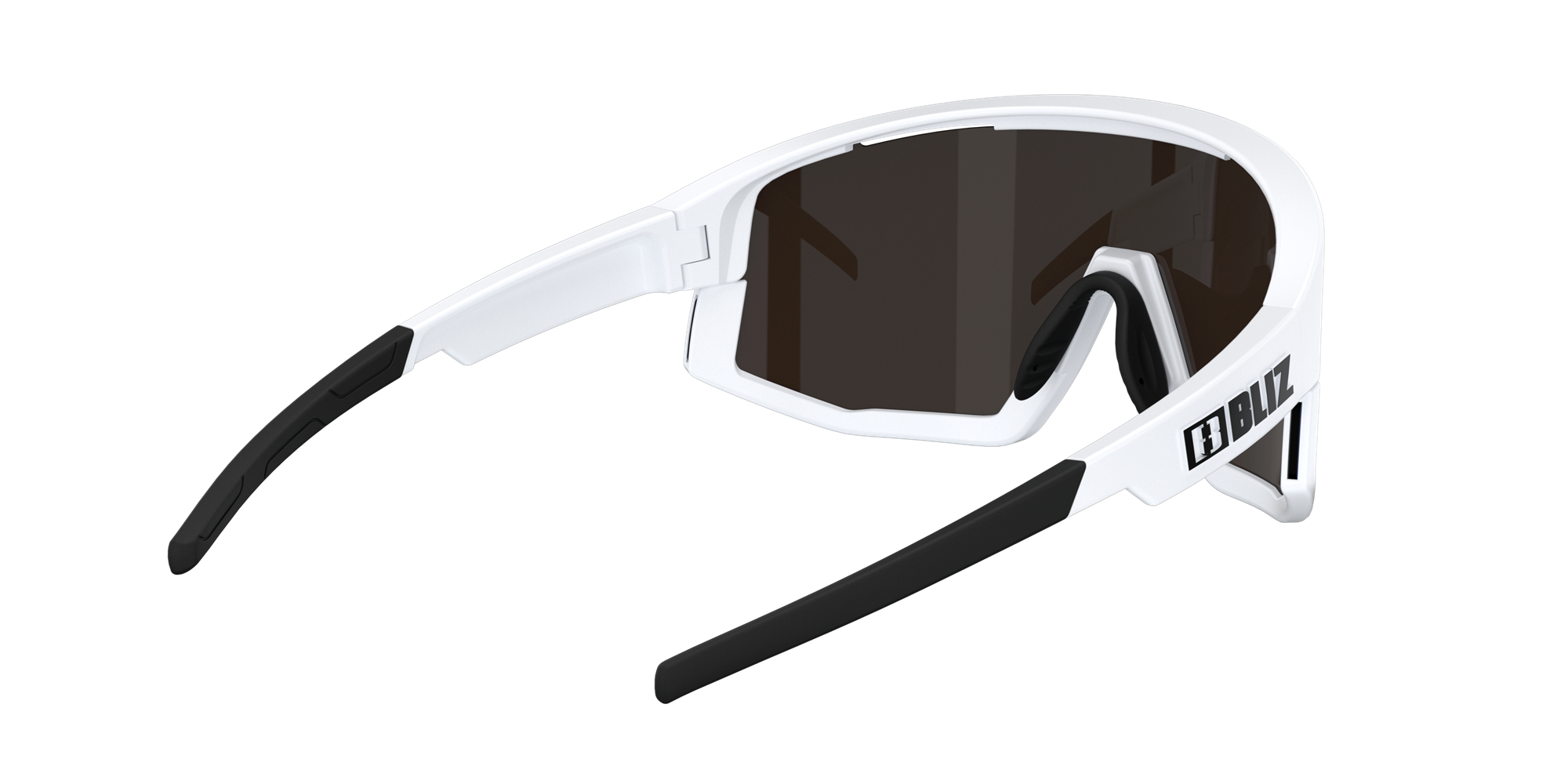 Bliz Fusion Sunglasses White / Brown Blue | MRNU12847