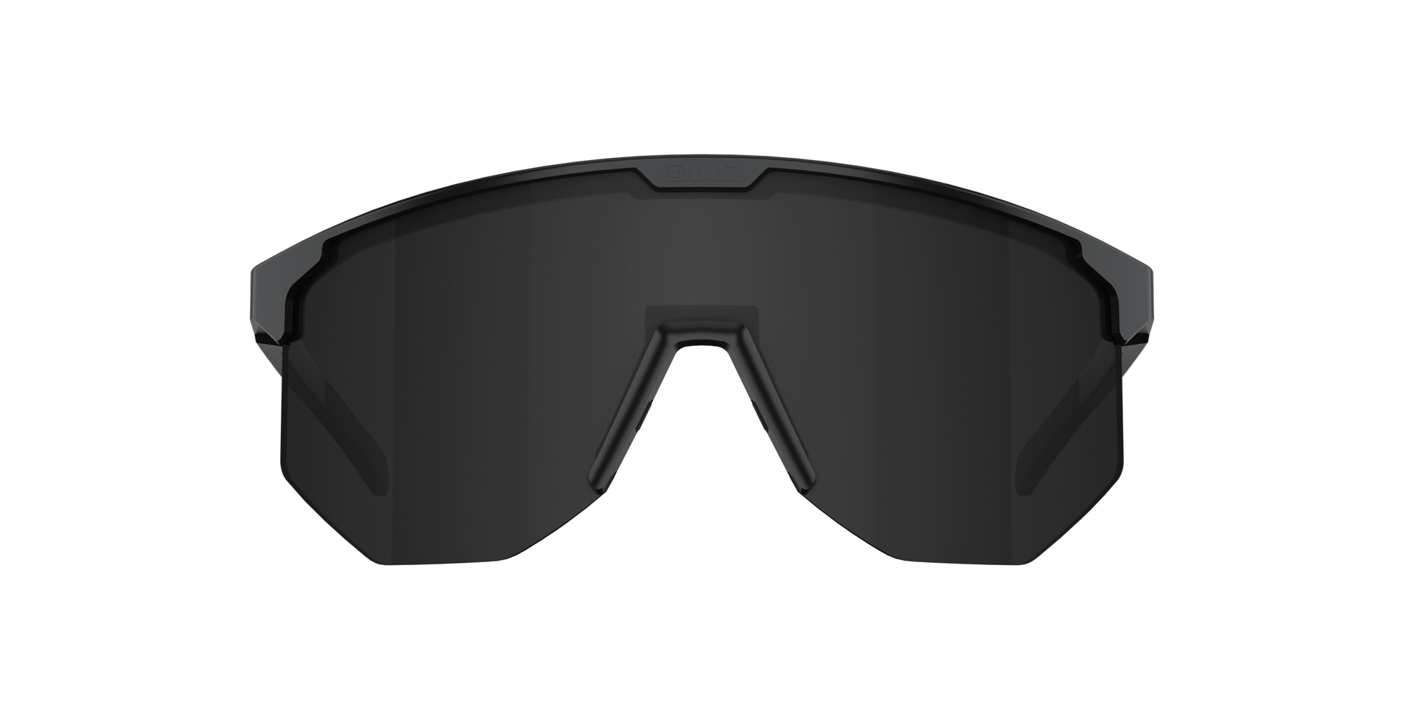 Bliz Hero Small Sunglasses Matte Black / Smoke | TIFU45761