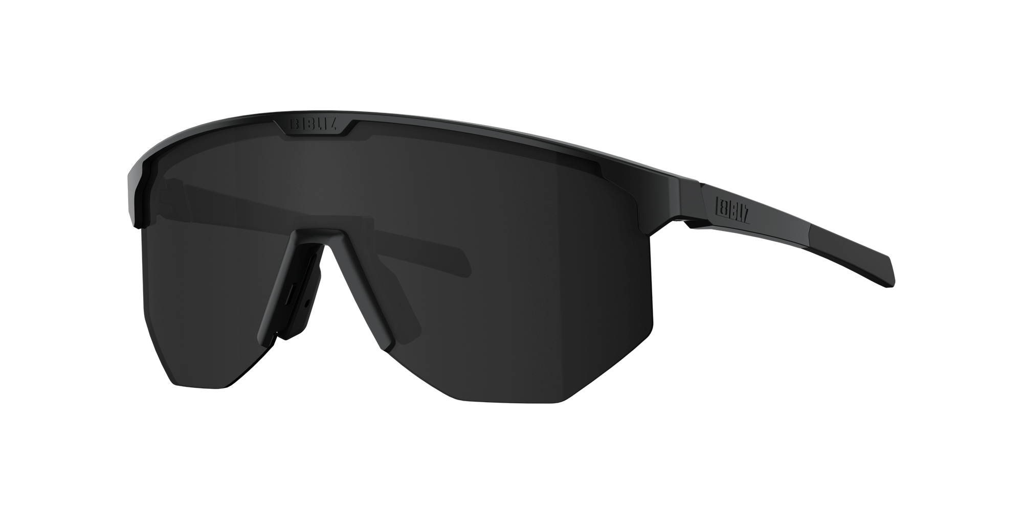 Bliz Hero Small Sunglasses Matte Black / Smoke | TIFU45761