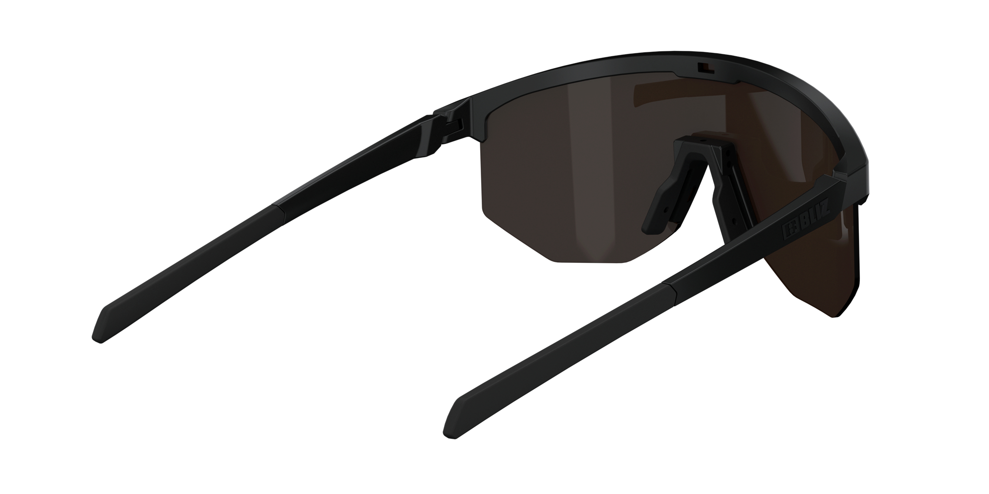 Bliz Hero Sunglasses Black / Brown Blue | JTSM41890