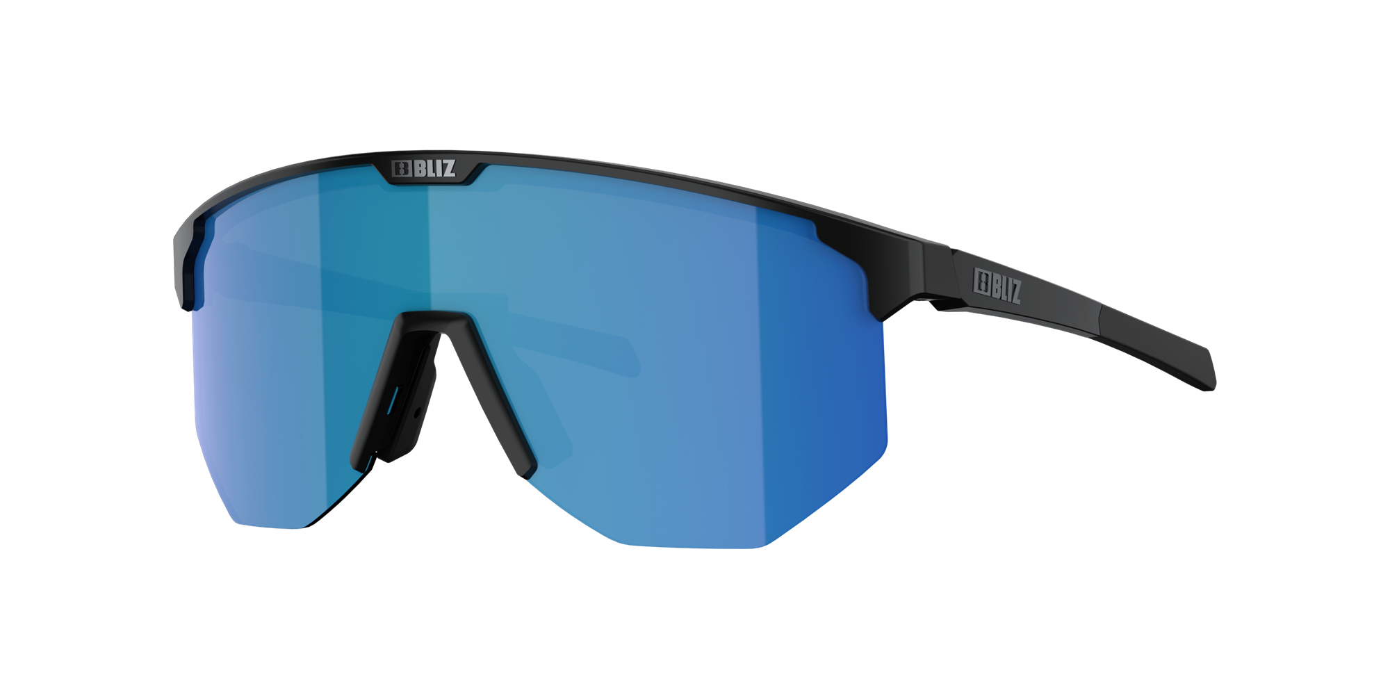 Bliz Hero Sunglasses Black / Brown Blue | JTSM41890