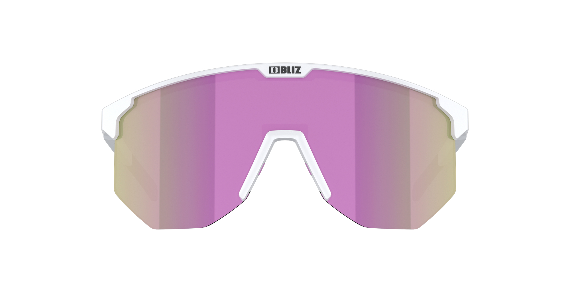 Bliz Hero Sunglasses White / Brown Pink | LWPC03246