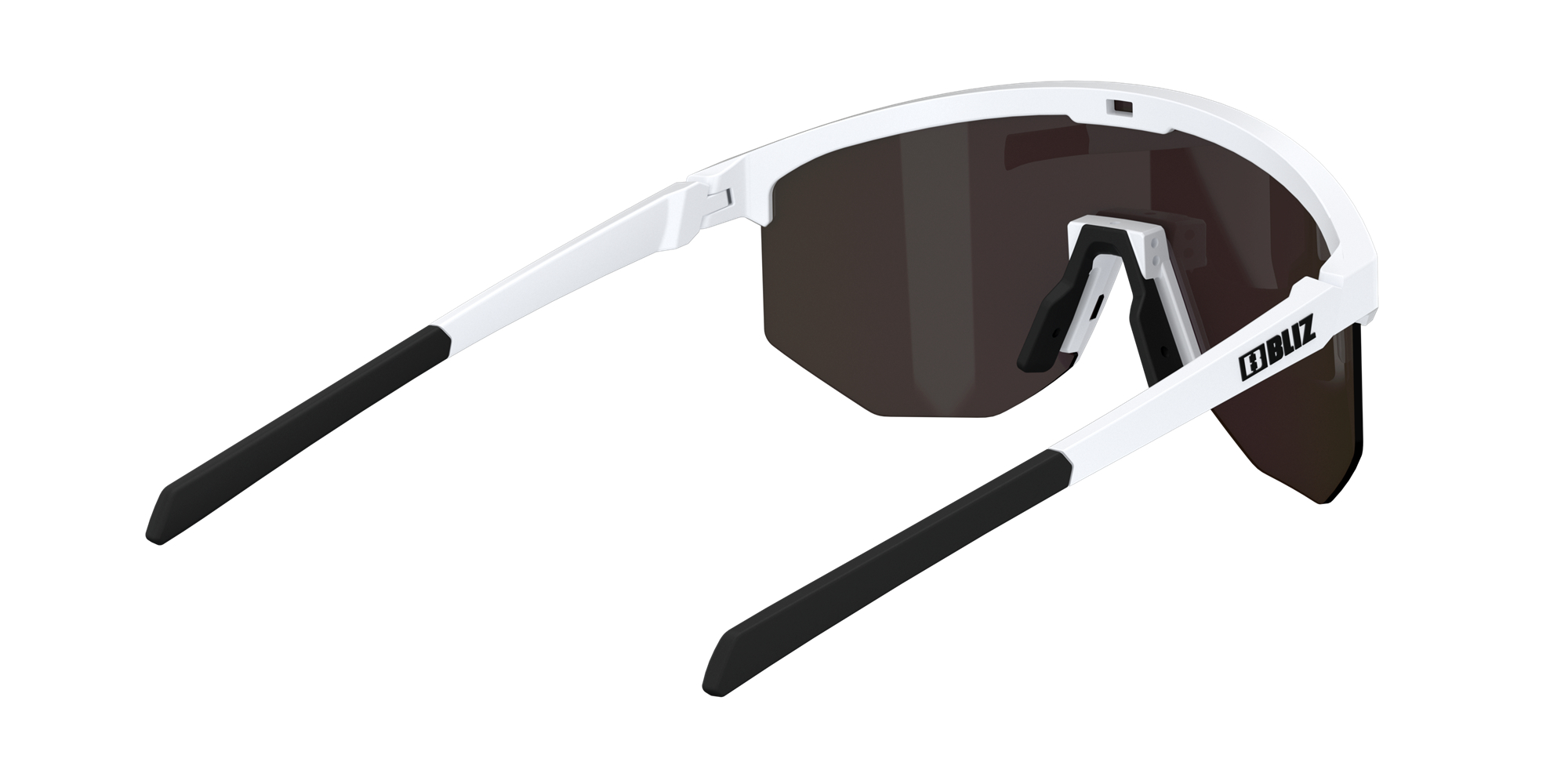 Bliz Hero Sunglasses White / Brown Pink | LWPC03246