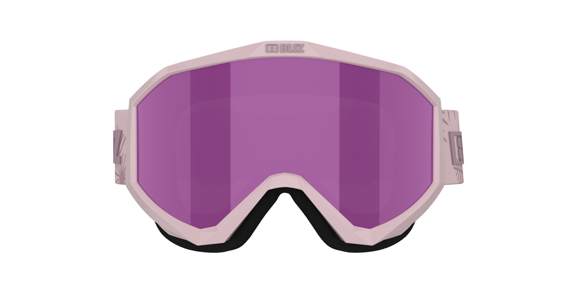 Bliz Liner Jr Ski Goggles Matte Pink With Purple Logo / Brown Pink | QHZW41903