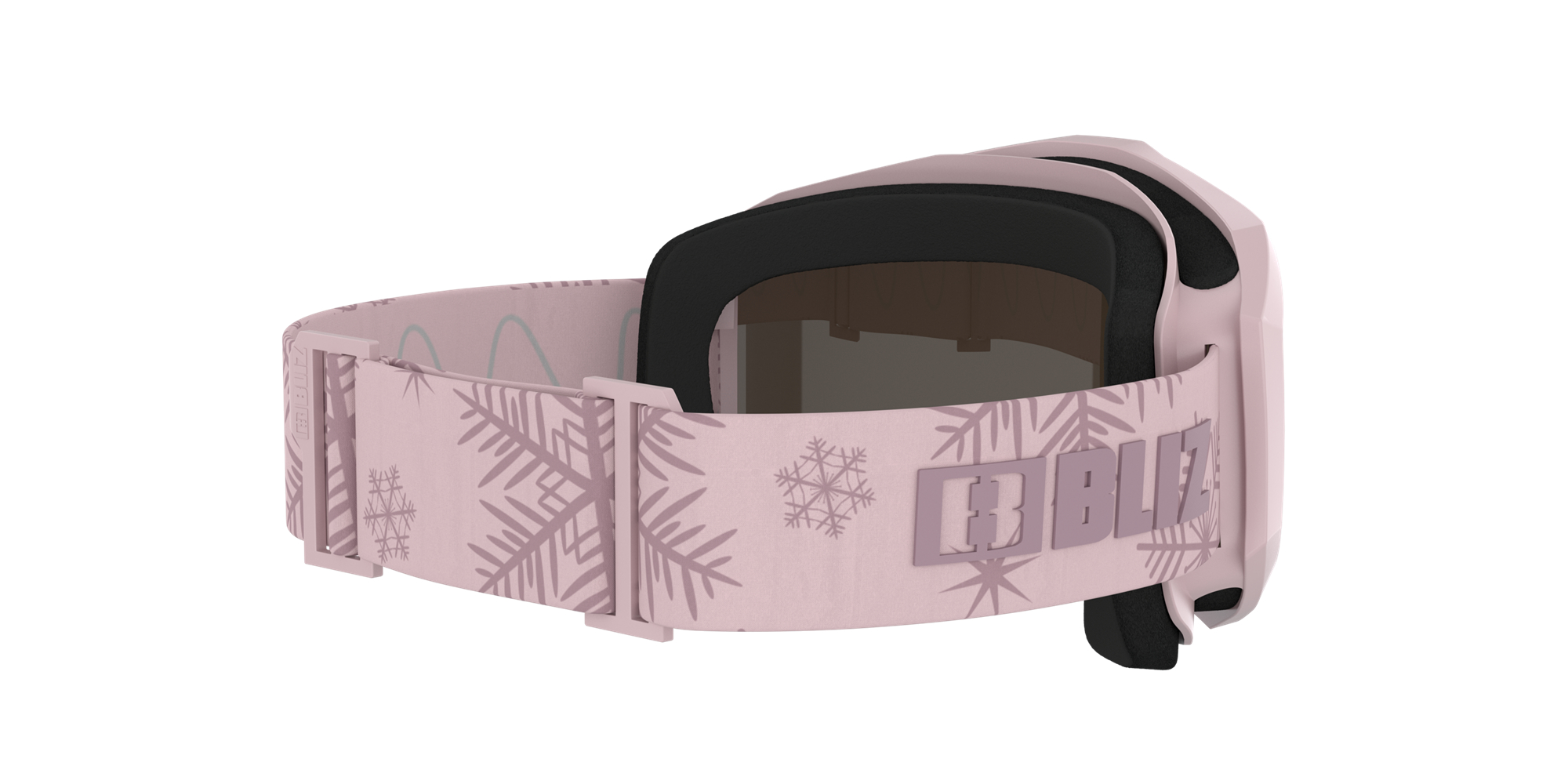 Bliz Liner Jr Ski Goggles Matte Pink With Purple Logo / Brown Pink | QHZW41903